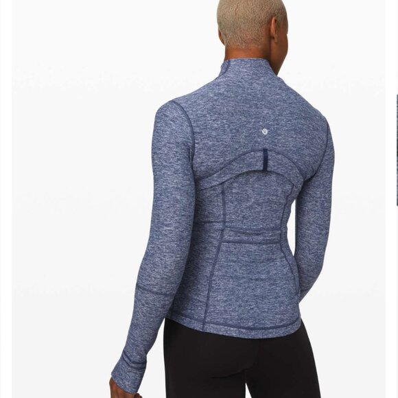 Lululemon Define Jacket *Rulu - size 8 - in Heathered Hero Blue - Picture 2 of 6